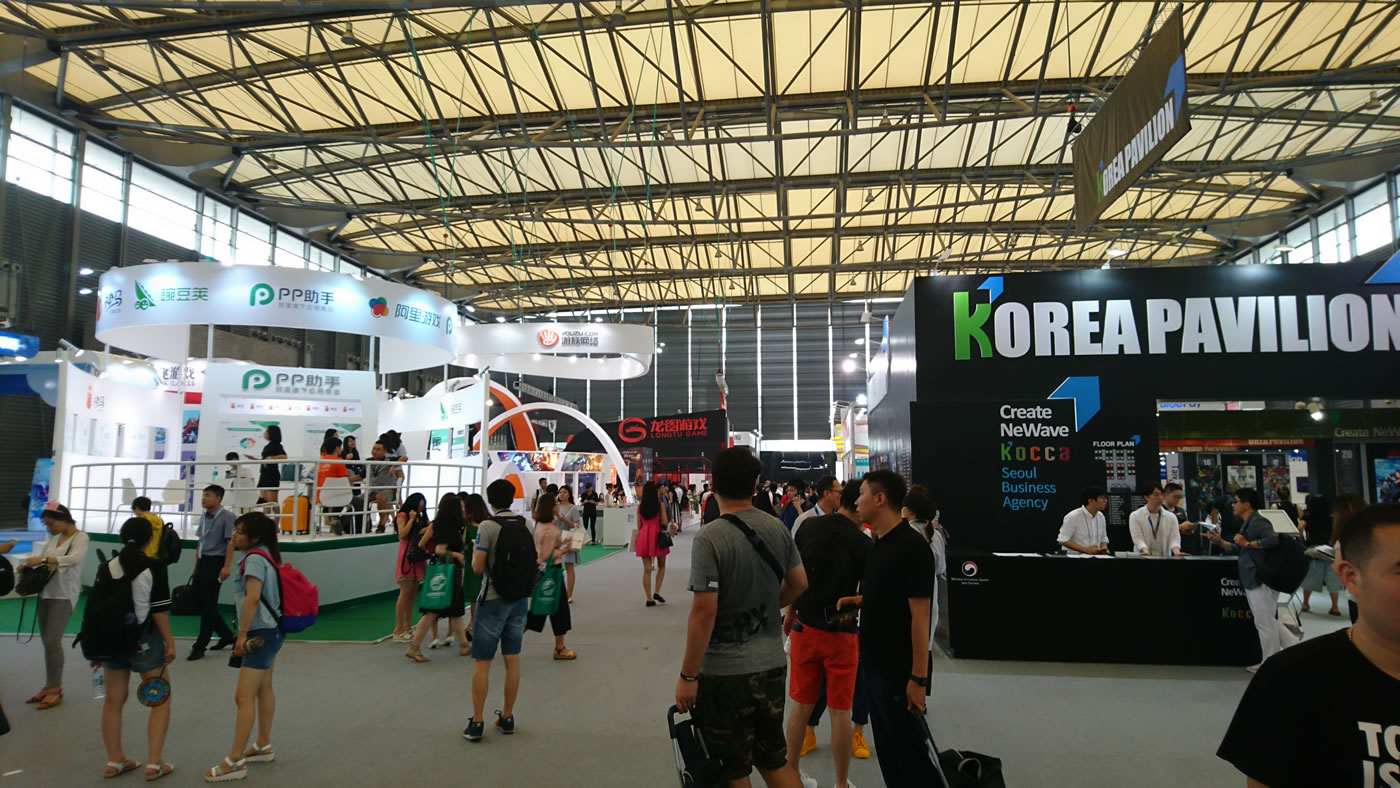 ChinaJoy のBtoBエリア