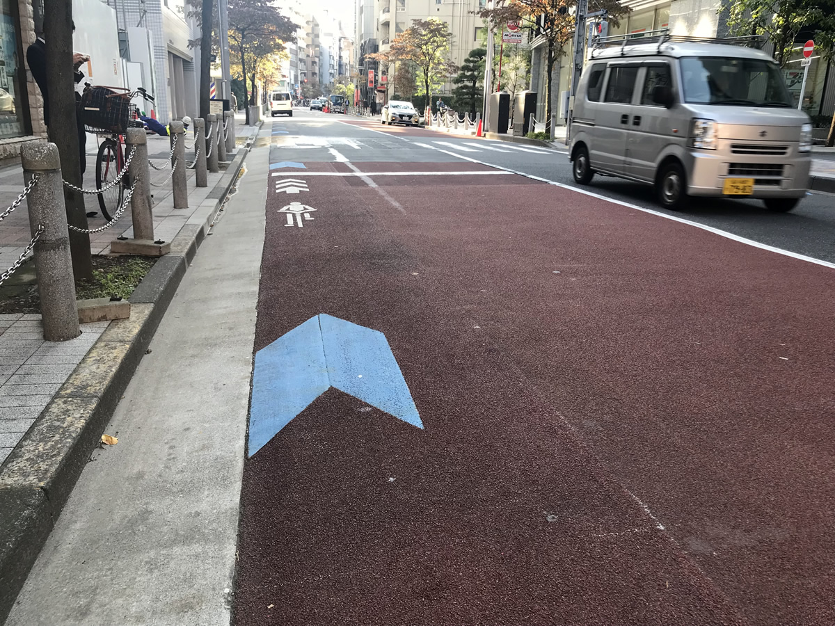 自転車ナビマーク・自転車ナビライン